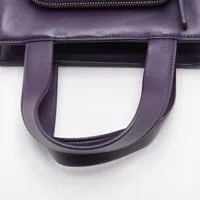 パープル レザー ハンドバッグ プラダ レザー 2WAYハンドバッグ パープル 1BG418 A3595071