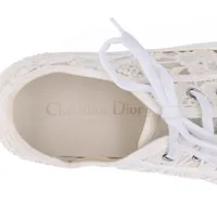 クリスチャンディオール WALK'N'DIOR レザー×ファブリック
