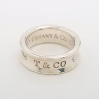 極美品 ティファニー 1837 ナロー リング 19.5号 シルバー925 TIFFANY & Co. 1837 ナロー リング シルバー 925