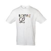美品✨LOEWE 半袖　アナグラム　ホワイト　XXS オーバーサイズ 美品✨LOEWE 半袖 アナグラム ホワイト XXS オーバーサイズ