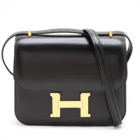 に*む様 HERMES ゴールド ブラック オープンリング 箱付き SummerSALE開催! 8/9～8/18 10時迄!】HERMES エルメス ホワイト