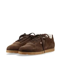 【PRADA】2EG483 トライアングルロゴ レザースニーカー PRADA】セール！2EG483 ロゴ おしゃれ レザースニーカー (PRADA