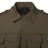 プラダ トライアングルロゴ 23年 コットン ジャケット 48 メンズ