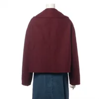 専用　クリスチャンディオール　女優襟　ウール　ピーコート　ショート DIOR | ベルト付き コート ダブルフェース バージンウール