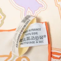 エルメス スカーフ シルク イエロー カレ45 ガヴロッシュ