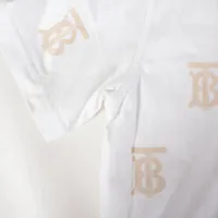 BURBERRY◆半袖Tシャツ/8052119/TBモノグラム/ホワイト/S BURBERRY/Short-sleeved T-shirt/8052119/TB Monogram/White/S