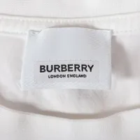 BURBERRY◆半袖Tシャツ/8052119/TBモノグラム/ホワイト/S BURBERRY Other Short Sleeve T Shirt 8052119 TB Monogram