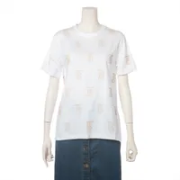 BURBERRY◆半袖Tシャツ/8052119/TBモノグラム/ホワイト/S BURBERRY Other Short Sleeve T Shirt 8052119 TB Monogram