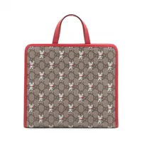 GUCCI【セール】国内発■GGスプリームキャンバスカードケース バイカラー GG カードケースベージュ＆エボニー GGスプリーム