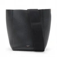 CELINE サングル バケット ブラック CELINE(セリーヌ) サングル バケット スモール ショルダーバッグ