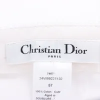 ディオール 24VIB922E132 DIOR VIBE キャップ 57 コットン ホワイト