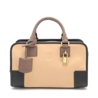 ロエベ アマゾナ28 アナグラム レザー ハンドバッグ LOEWE ロエベ ハンドバッグ アマソナ28 アナグラム 編み込み