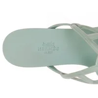 エルメス エジェリ ラバー サンダル 39 レディース ミント