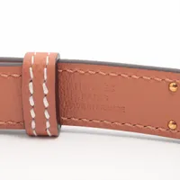 エルメス ケリーベルト W刻 ベルト GP×革 ゴールド A3599137