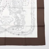 エルメス カレ90 RIDES DE GALA EN FLEURS ブリッドドゥガラアン