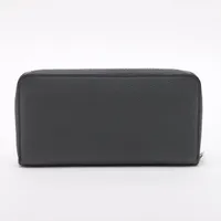 ロエベ アナグラム レザー ラウンドジップウォレット グレー A3599792