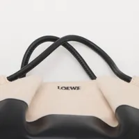 ロエベ パセオ キャンバス レザー ハンドバッグ LOEWE ロエベ Paseo Bag XL パセオバッグ シャイニーナパカーフ