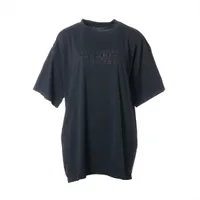 MM6 25SS コットン Tシャツ S レディース ブラック S62GD0202