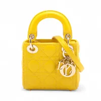 激安　Dior　クリスチャンディオール　レディディオール　ミニ　カナージュ DIOR | Lady Dior バッグ ミニ カナージュ パテントカーフスキン