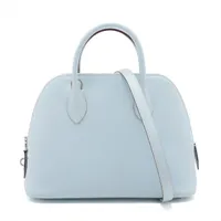 エルメス ボリード1923 25 ヴェルソ ヴォーエプソン ブルーブリュム シルバー金具 Z:2021年