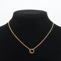 カルティエ ベビートリニティ ネックレス 750(YG×PG×WG) 8.8g