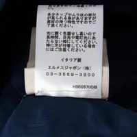 エルメス　ワンピース　コントン　紺色　36 エルメス ワンピース コントン 紺色 36