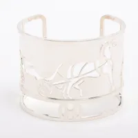 m*e様 ケリーバングル ルージュアッシュ シルバー エルメス HERMES m*e様 ケリーバングル ルージュアッシュ シルバー エルメス