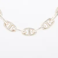 HERMES マルジェラ期 シェーヌダンクル MM シルバー ネックレス エルメス シェーヌダンクルMM ネックレス 925 112.0g シルバー