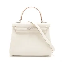 エルメス ケリー25 トリコロール ヴォーエプソン ヴェールフィズ