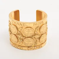 シャネル 31 RUE CAMBON バングル GP ゴールド ロゴ COCO ココ