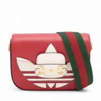 グッチ×アディダス ホースビット1955 レザー 2WAYショルダーバッグ  