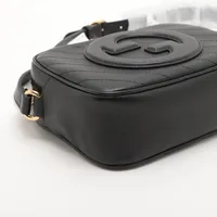 グッチ ブロンディ レザー ショルダーバッグ ブラック 742360