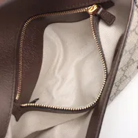 【新品未使用】グッチ　GGスプリーム　ブロンディ　ショルダーバッグ グッチ GGスプリーム ブロンディ PVC×レザー ショルダーバッグ