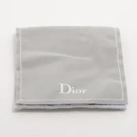 ディオール Diorロゴ ブレスレット GP×ラインストーン シルバー