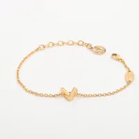 ルイヴィトンLV&ME V ブレスレット レディース M67158ゴールドカラー Louis Vuitton】ルイヴィトン『ブレスレット・LV＆ME A』M67158