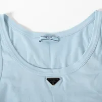 プラダ トライアングルロゴ 22年 コットン タンクトップ 40