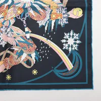 エルメス カレ45 Le Sacre de l'Hiver 冬の祭典 スカーフ シルク