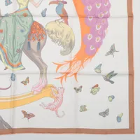 エルメス カレ90 HERMES STORY エルメス ストーリー スカーフ シルク