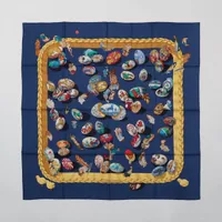 HERMES エルメス カレ90 COUVEE D HERMES スカーフ HERMES エルメス カレ90 大判スカーフ『COUVEE D'HERMES エルメスの卵