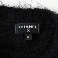 シャネル ココマーク カメリア 23K カシミヤ×シルク ニット 36