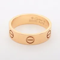 Cartier ラブリング 1996年製 サイズ5 750 13号 中古・古着通販】Cartier (カルティエ) ラブリング/ハーフダイヤ