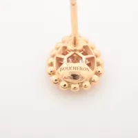 美品　ブシュロン セルパンボエム エクストラスモール ダイヤ ピアス　YG ブシュロン セルパンボエム ダイヤ ピアス 750(YG) 6.1g