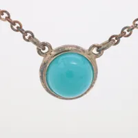 Tiffany バイザヤード　ターコイズ　ペンダント　シルバーネックレス 925 Tiffany バイザヤード ターコイズ ペンダント シルバー