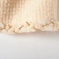 (*)様 CHANEL ジャケット　アイボリー　サイズ36 CHANEL】シャネル『七分袖ツイードジャケット size38