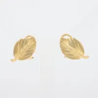 ⭕TIFFANY　ボリュームリーフコンビ　ピアス　イヤリング　925　750 ⭕TIFFANY ボリュームリーフコンビ ピアス イヤリング 925 750