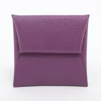 【匿名配送】エルメス HERMES シェブルミゾル バスティア ケース エルメス バスティア シェブルミゾル コインケース パープル シルバー