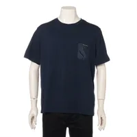 プラダ 20年 コットン Tシャツ 3XL メンズ ネイビー SJN250 胸