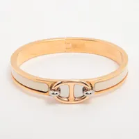 エルメス ミニクリックシェーヌダンクル バングル GP ゴールド