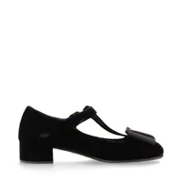 【大注目】PRADA◆ベルベット パンプス アンクルストラップ ロゴ org.jpg