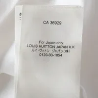 LOUIS VITTON ヴィトン テーパードパンツ ワッペン ホワイト 38 LOUIS VUITTON - LOUIS VUITTON ショートパンツ 38(S位) 白x黒